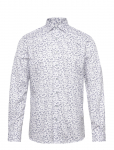 Lindbergh Black - 1927: Aop Shirt Wf L/S - Mustriga s&auml;rgid - XL