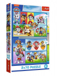 Trefl - Pappussel Trefl 2X70 Bitar Paw Patrol - Klassikalised m&otilde;istatused - ONE SIZE