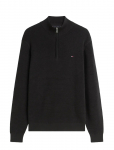 Tommy Hilfiger - Seasonal Structure Zip Mock - Poolpika lukuga džemprid - XXL