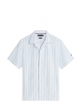 Tommy Hilfiger - Lin Blend Texture Stp S/S Rf - L&uuml;hikeste varrukatega s&auml;rgid - XXL
