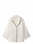 Calvin Klein - Satin Ss Shirt - Topid - XL