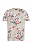Lindbergh - Slub Aop Tee S/S - L&uuml;hikeste varrukatega - M