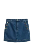 Gant - Denim Nautical Mini Skirt - L&uuml;hikesed seelikud - 34
