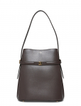 TOTEME - Belted Leather Bucket Bag - Rihmaga kotid - ONE SIZE
