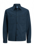 Jack & Jones - Jprblurayle Linen Bl. Solid Ls Shirt Sn - Vabaaja s&auml;rgid - XXL