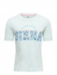Kids Only - Kmgfie Life Ss Reg Printed Tee Jrs - L&uuml;hikeste varrukatega - 116