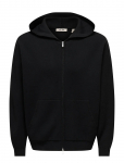 ONLY & SONS - Onssade Ovz Ls Zip Cardigan Knit - Kapuutsiga pusad - M