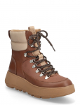 FitFlop - F-Mode W/Resistant Hiker-Lace Flatform Ankle Boots - Madala kontsaga poolsaapad - 39