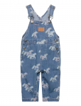 Copenhagen Colors - Organic Denim Baby Overalls W. Unicorn Print - Traksip&uuml;ksid - 68