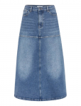 Soft Rebels - Srwilla Midi Skirt Denim - P&otilde;lveni ja midiseelikud - S
