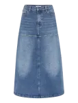 Soft Rebels - Srwilla Midi Skirt Denim - P&otilde;lveni ja midiseelikud - S