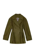 REMAIN Birger Christensen - Peacoat With Pleats - Talvemantlid - 32