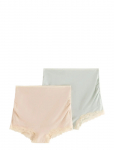 Lindex - 2-Pack Maternity Briefs - K&otilde;rge v&ouml;&ouml;kohaga alusp&uuml;ksid - XXL
