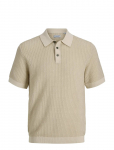Jack & Jones - Jprblukingsley Knit Polo Ss Ln - L&uuml;hikeste varrukatega - XXL