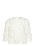 Stella Nova - Cotton Lace Blouse - Pikkade varrukatega - 36