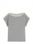 Tommy Hilfiger - Gold Btn Cap-Slv Boat-Nk Tee - L&uuml;hikeste varrukatega - XS
