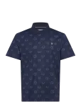 Original Penguin Golf - Victory Crest Jacquard Polo - Spordi l&uuml;hikeste varrukatega polos&auml;rgid - S