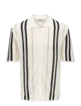 ONLY & SONS - Onsleon Reg Ss Shirt Knit - L&uuml;hikeste varrukatega kootud polos&auml;rgid - XS