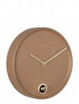 KARLSSON - Wall Clock Esencia Cuckoo Mocha Brown - Seinakellad - &Oslash; 30 CM