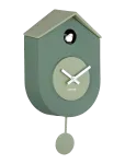 KARLSSON - Wall Clock Grato Cuckoo Jungle Green W. Grayed Jade - Seinakellad - H 33.2CM