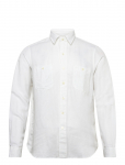 Polo Ralph Lauren - Classic Fit Linen-Silk Workshirt - Vabaaja s&auml;rgid - S