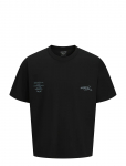 Jack & Jones - Jorsanremo Typo Tee Ss Crew Neck Sn - L&uuml;hikeste varrukatega - M