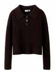 Name It - Nkfnia Ls Loose Polo Knit Lnoos - Pulloverid - 146-152