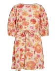 Vila - Vialinia Sol 3/4 O-Neck Short Dress/Ln - L&uuml;hikesed kleidid - 36