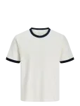 Jack & Jones - Jorsavona Ringer Tee Ss Cn Styd Ss26 - L&uuml;hikeste varrukatega - XL