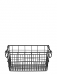 Blomus - Storage Basket - 14 X 29 X 21 Cm - Kago - Anthracite - Hoiukorvid - L 21CM
