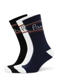 PS Paul Smith - Men Sock 3 Pk Mnln Sport - Tavalised sokid - ONE SIZE