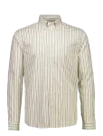 Lindbergh - Striped Cotton Shirt L/S - Oxfordi s&auml;rgid - XXL