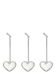 Iittala - Iittala Glass Heart 50Mm Clear 3Pc - Figuurid ja skulptuurid - 3 SET