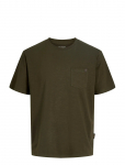 Jack & Jones - Jjedover Slub Tee Ss Noos - L&uuml;hikeste varrukatega - XL