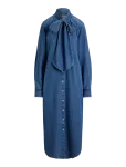 Lauren Ralph Lauren - Denim Tie-Neck Shirtdress - Teksakleidid - 38