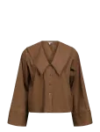 Object - Objhope Big Collar L/S Re Shirt 146 - Pikkade varrukatega - 44