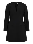 ROUGE EDIT - Rourae L/S V-Neck Short Dress/Ev/Pf - L&uuml;hikesed kleidid - 44
