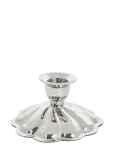 Lene Bjerre - Scallia Candlestick 10.5X10.5X5.5 Cm. Silver - K&uuml;&uuml;nlajalad - 10.5X 5.5X 10.5CM