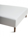 Juna - Percale Boxlagen 120X30X200 Cm Hvid - Sheets - 120X30X200CM