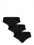 Pieces - Pcnola Low Cut Hipster 3-Pack Noos - Alusp&uuml;ksid - XL