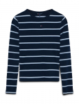 Tommy Jeans - Tjw Slim Essential Rib Ls - Pikkade varrukatega - XL