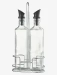 Dorre - Oil & Vinegar Dispenser Set Olive - Oil, Vinegar & Dressing Bottles - 35 cl