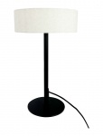 Dyberg Larsen - Calix Bordlampe Med Stof Sk&aelig;rm - Laualambid - H40CM