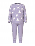 Name It - Nmfnightset Pastel Lilac Horse Noos - Pidžaamakomplektid - 86-92