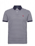 Polo Ralph Lauren - Custom Slim Fit Striped Mesh Polo Shirt - L&uuml;hikeste varrukatega - M