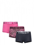 Bj&ouml;rn Borg - Cotton Stretch Boxer Shorts 3P - Alusp&uuml;ksid - 110-116