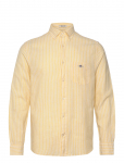 GANT - Reg Cotton Linen Stripe Shirt - Linased s&auml;rgid - XXL