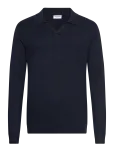 Lindbergh - Ecovero L/S V-Neck Polo - V-kaelusega - M