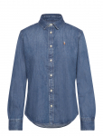Polo Ralph Lauren - Slim Fit Denim Shirt - Teksas&auml;rgid - 46