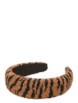Becks&ouml;ndergaard - Tigarea Wide Beaded Hairbrace - Juuksekummid - ONE SIZE